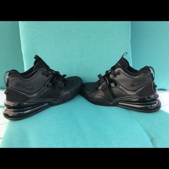 Nike Air Force 270 Triple Black Sneakers - Picture 2 of 8